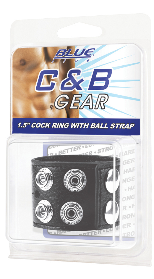 BLUE LINE C&B GEAR 1,5'" Cock Ring With Ball Strap