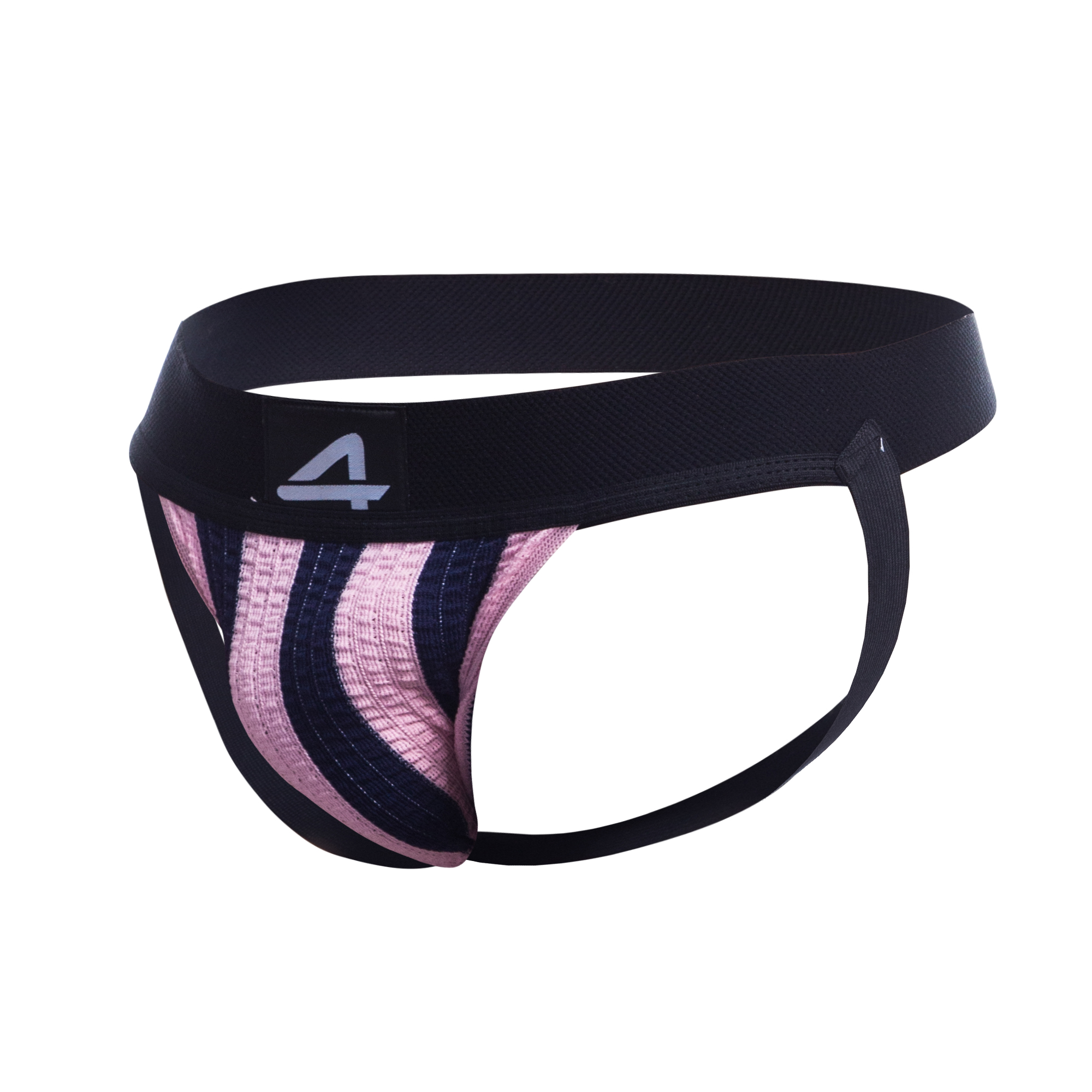 C4M Jockstrap Stripe Pink S