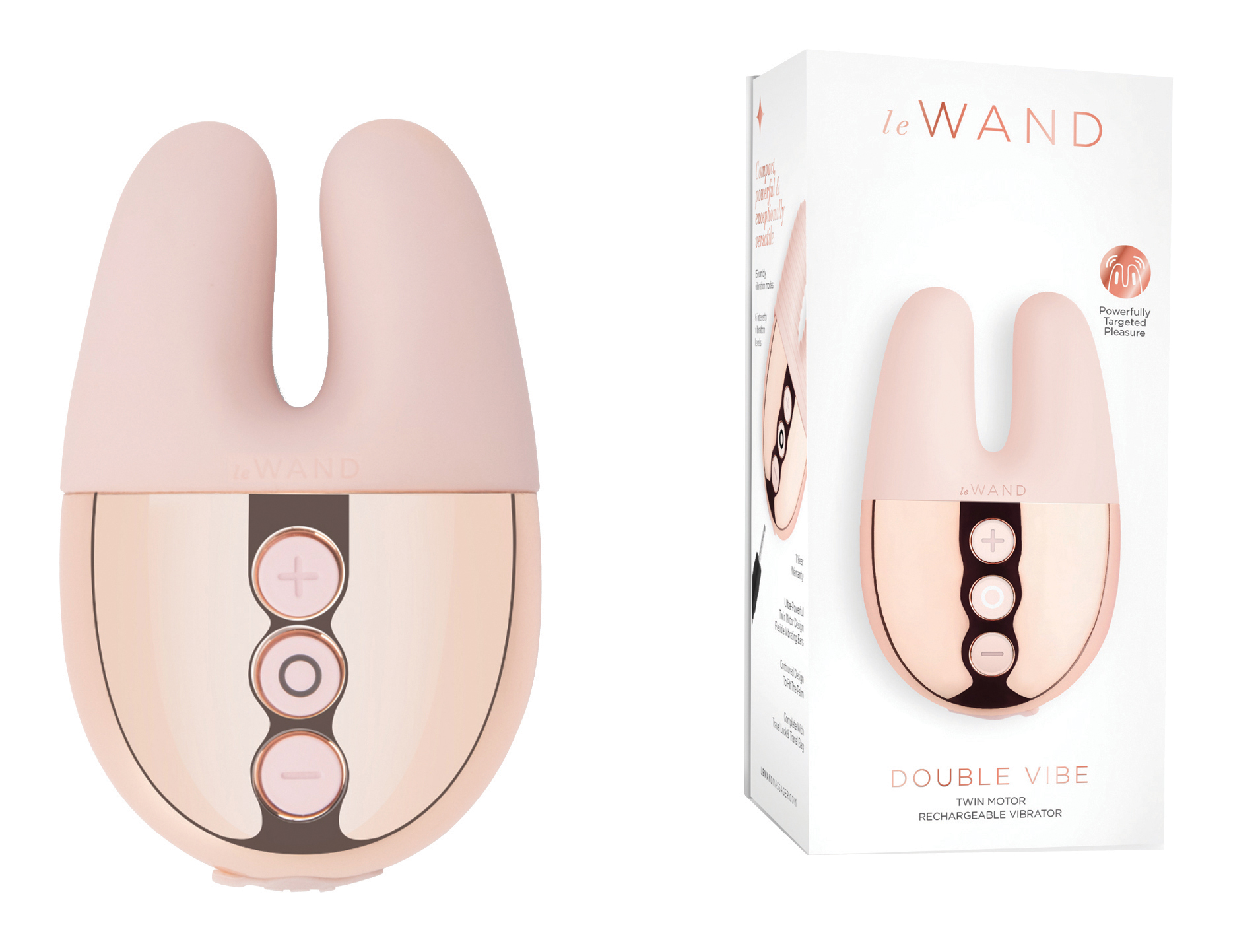 Le Wand Double Vibe Rose Gold