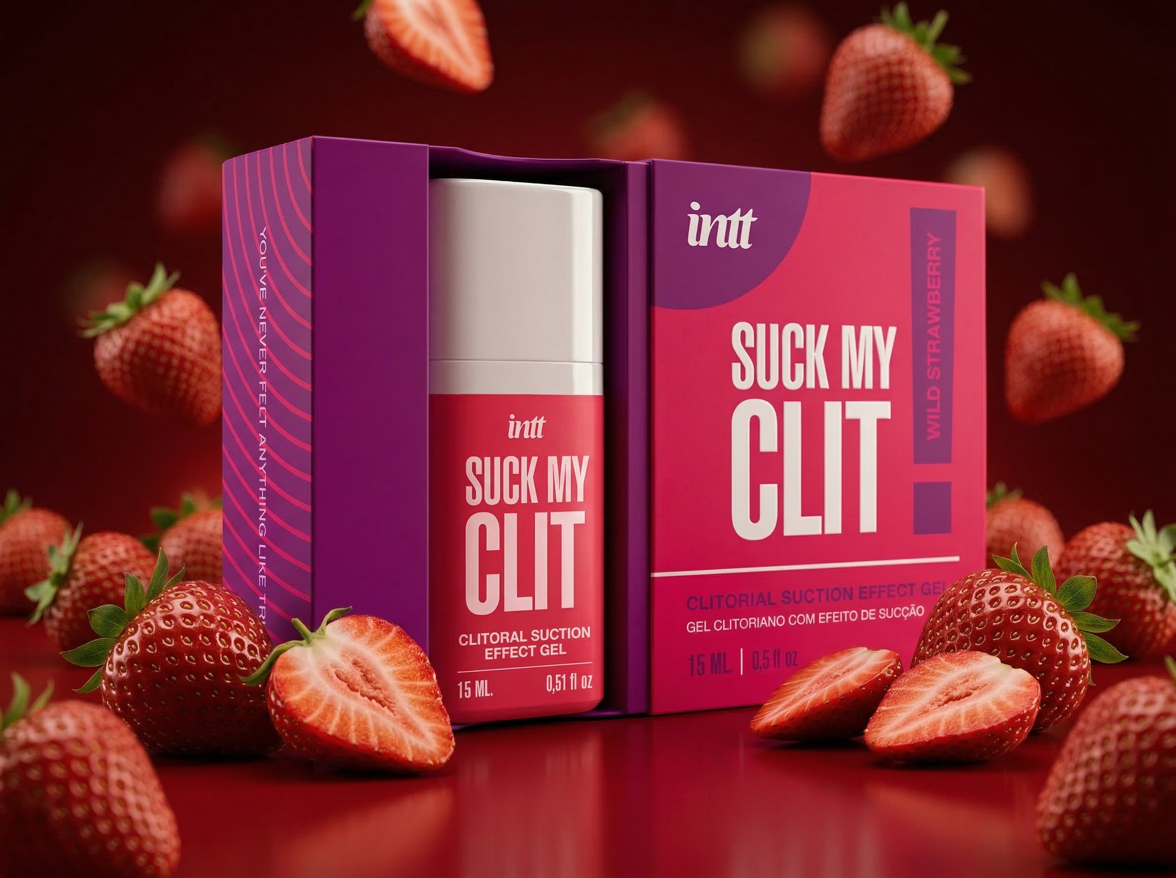 intt Suck my clit Wild Strawberry 15ml