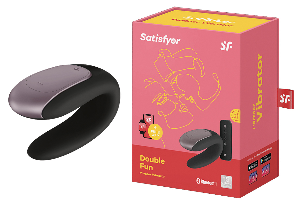 SATISFYER Double Fun black with Remote Control