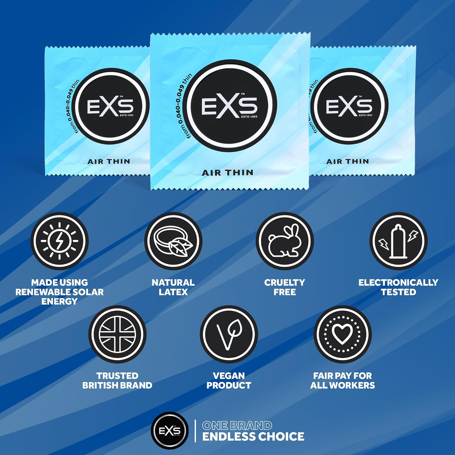 EXS Air Thin 0.04 condoms (48pcs)