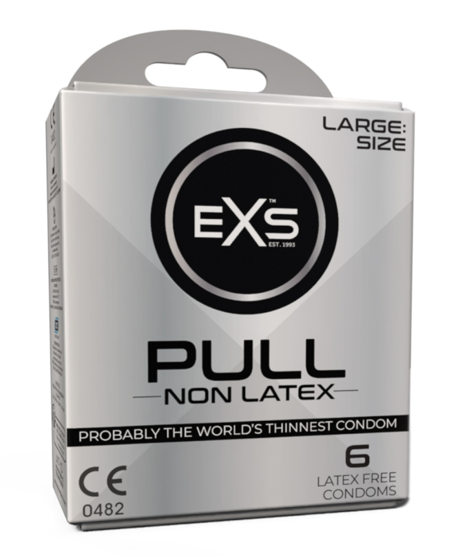 EXS Pull non-latex condoms extra large (6pcs)