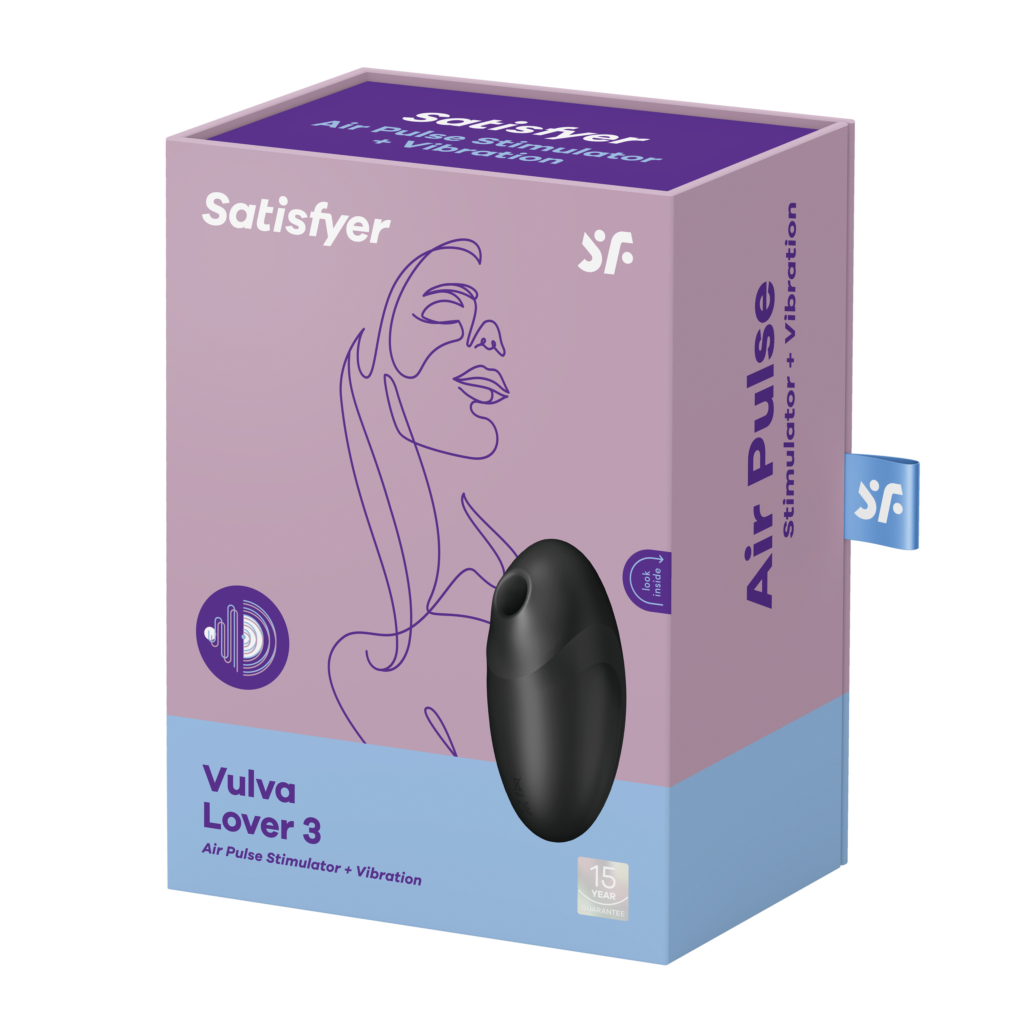 SATISFYER Vulva Lover 3 black