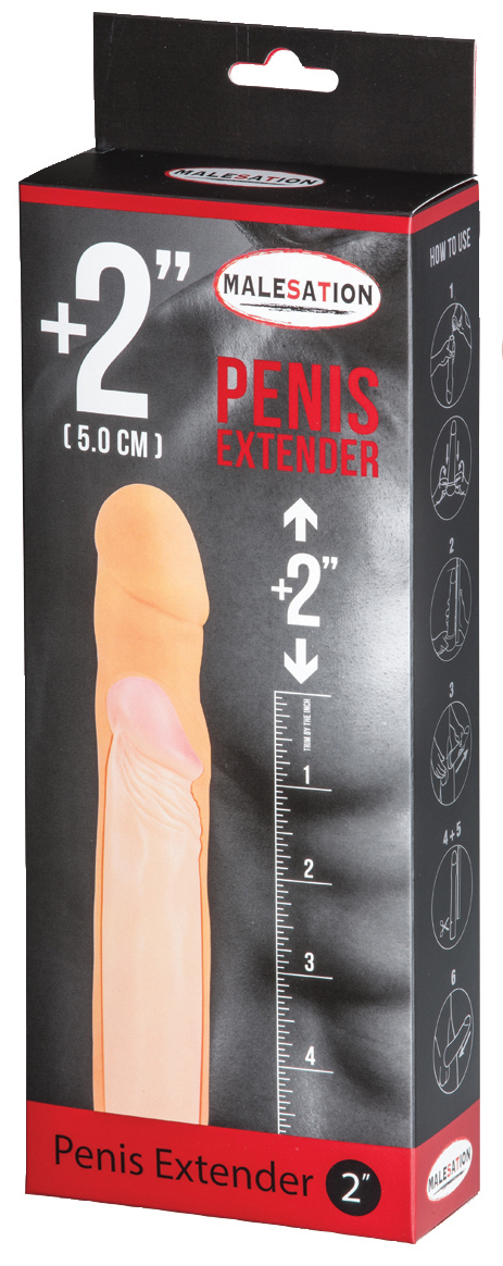 MALESATION Penis Extender 2"