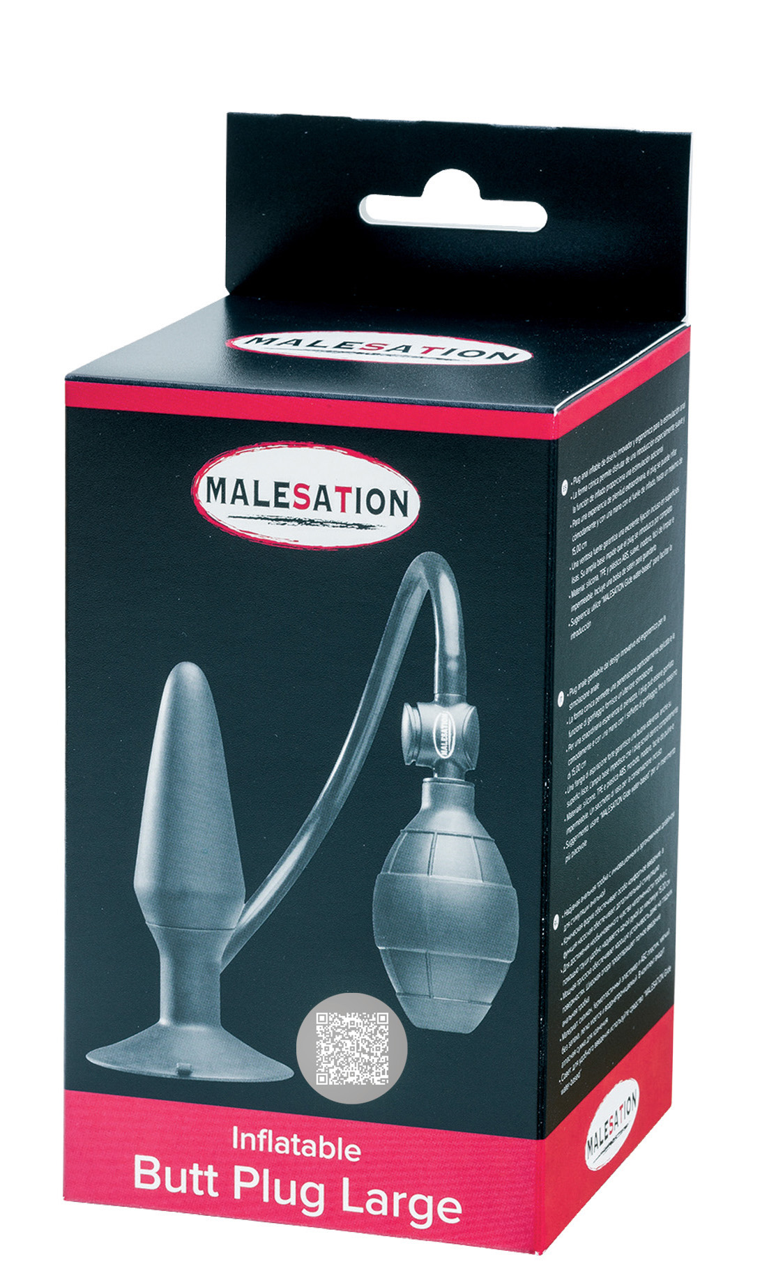 MALESATION Inflatable Butt Plug large