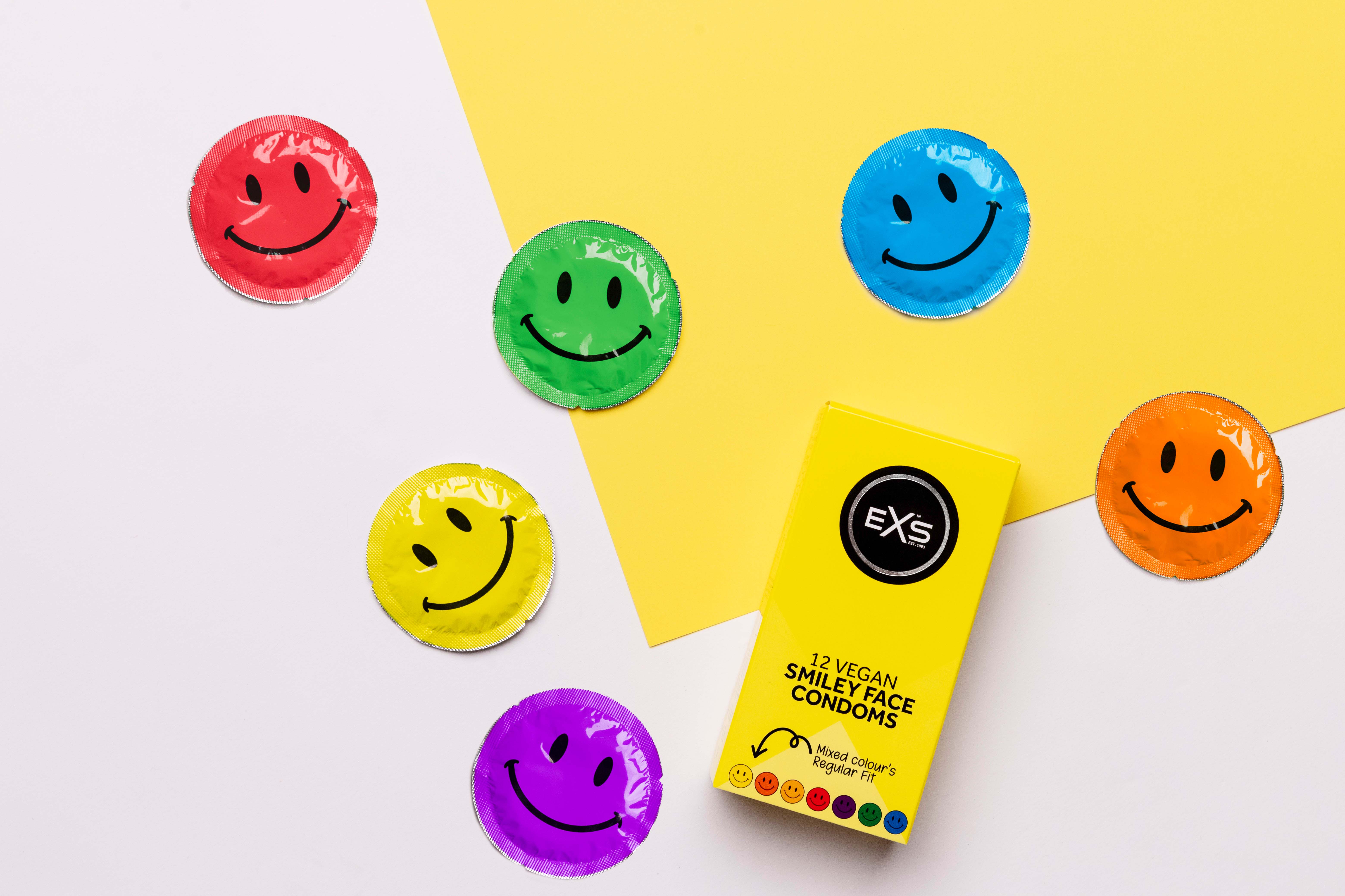 EXS Circular Smiley Face condoms (12pcs)