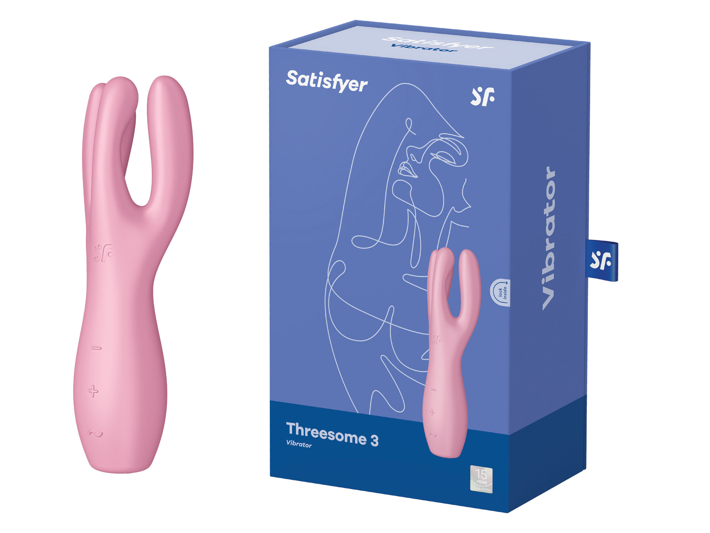 SATISFYER Vibrator Threesome 3 pink