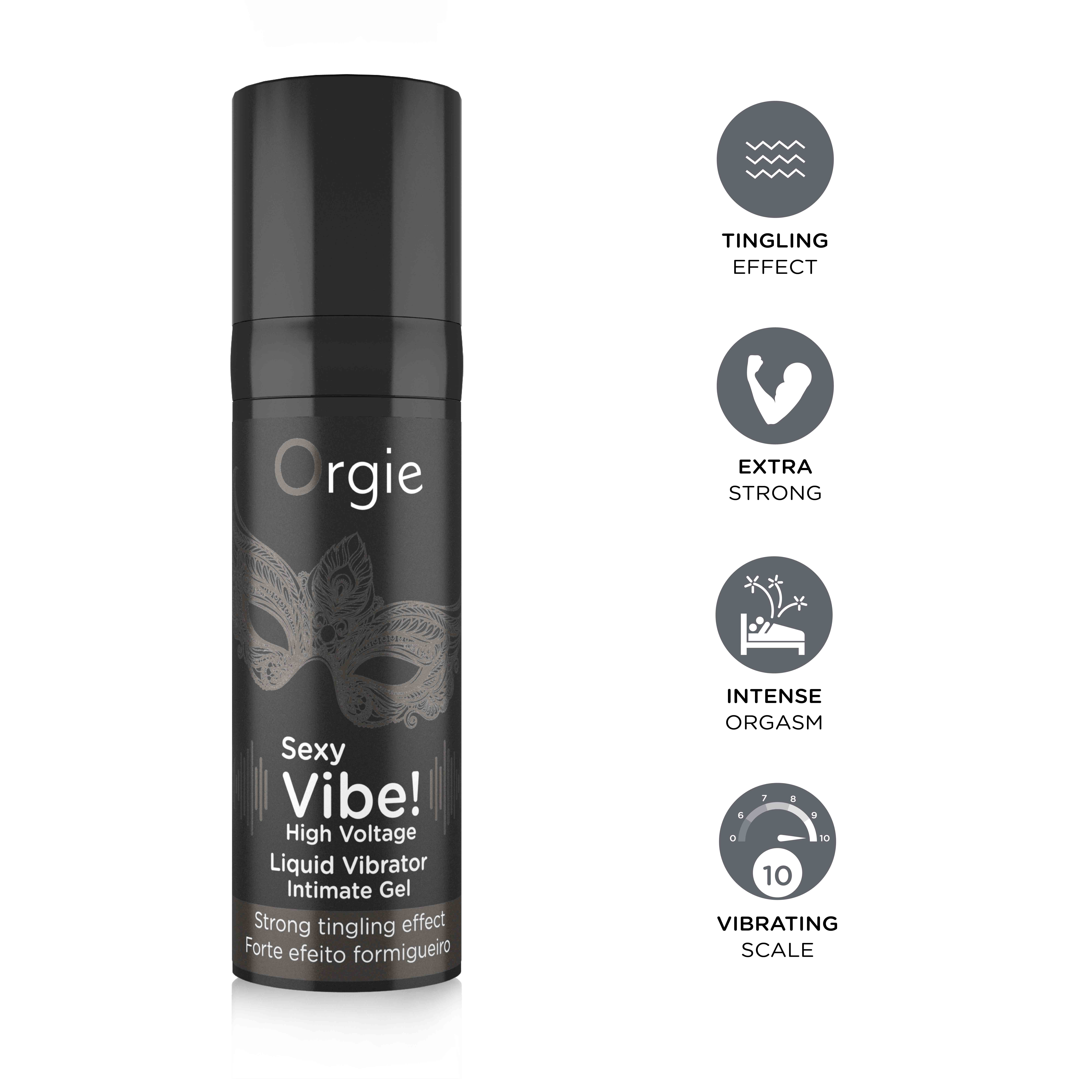 ORGIE Sexy Vibe! High Voltage - Liquid Vibrator 15ml
