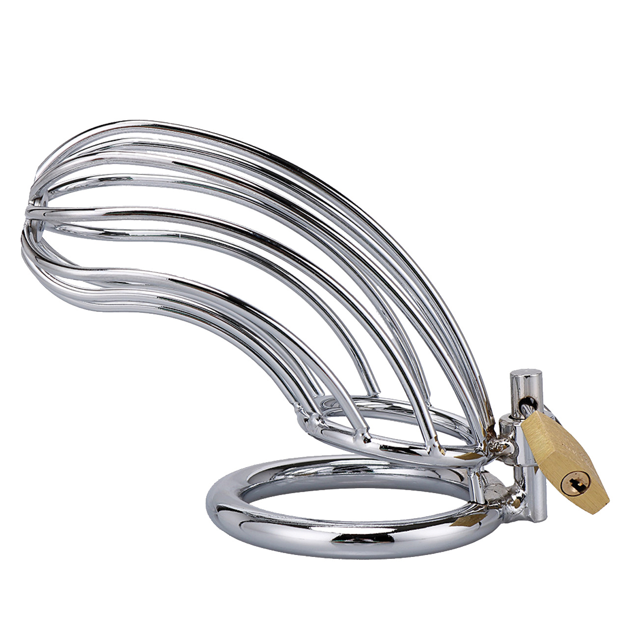 XX-DREAMSTOYS Metal Cock Cage Banana Shape