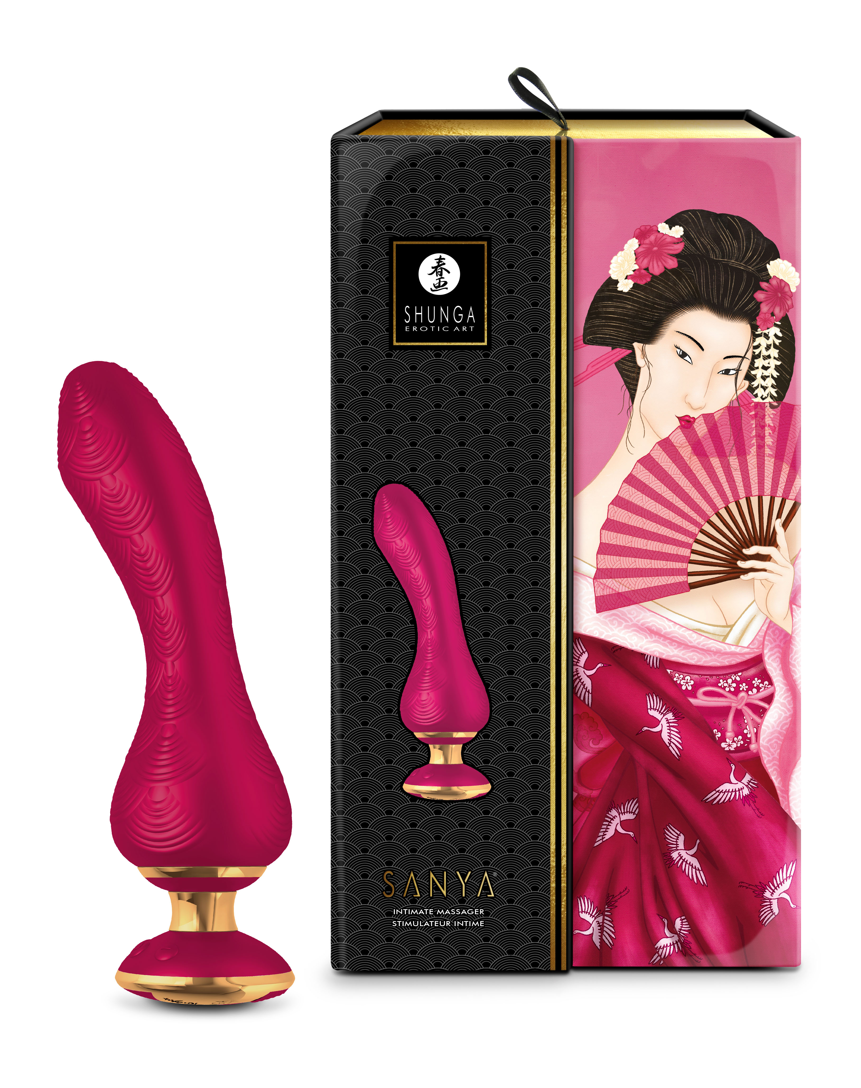 Shunga - SANYA - Intimate massager raspberry