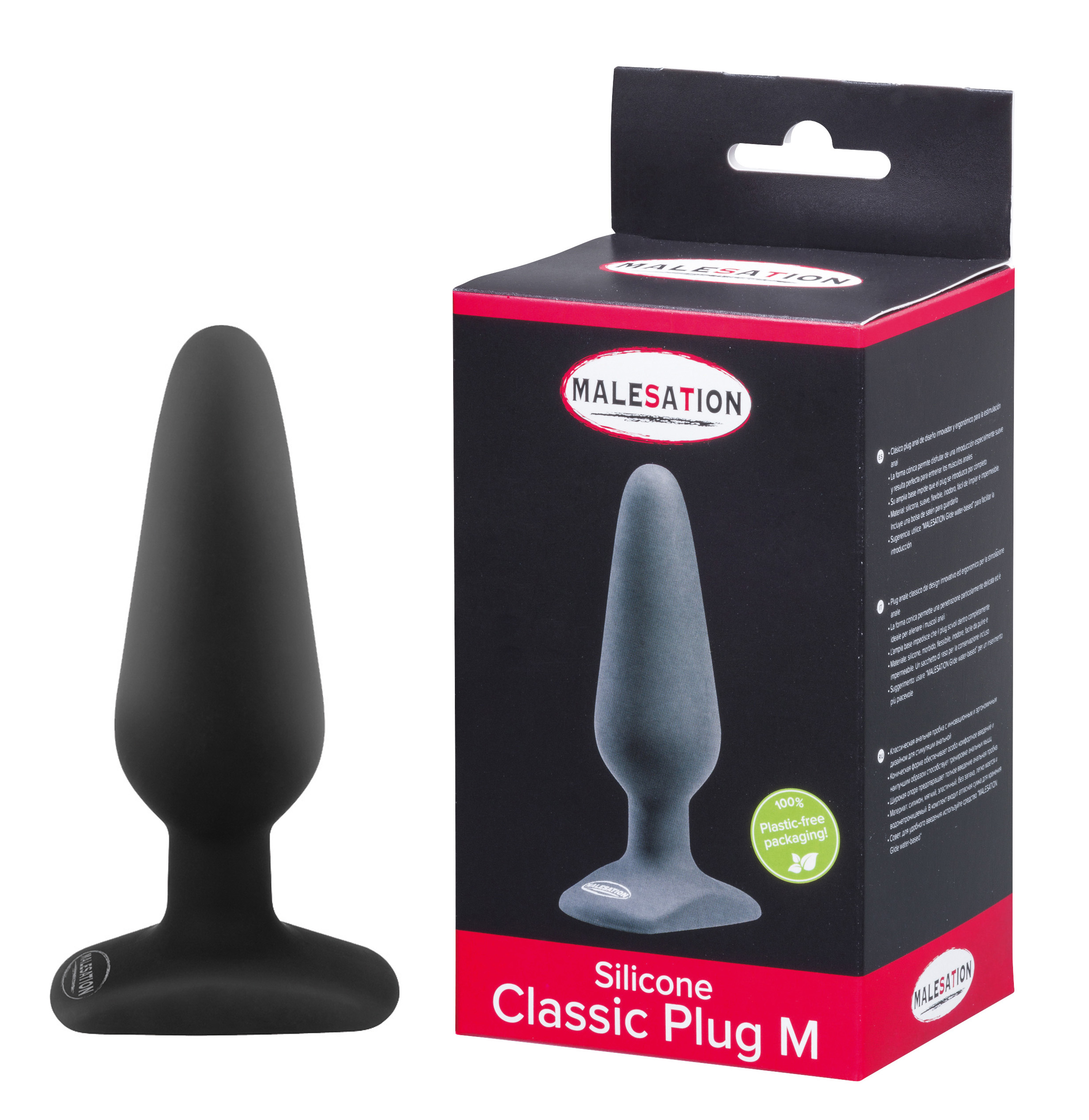 MALESATION Silicone Classic Plug M