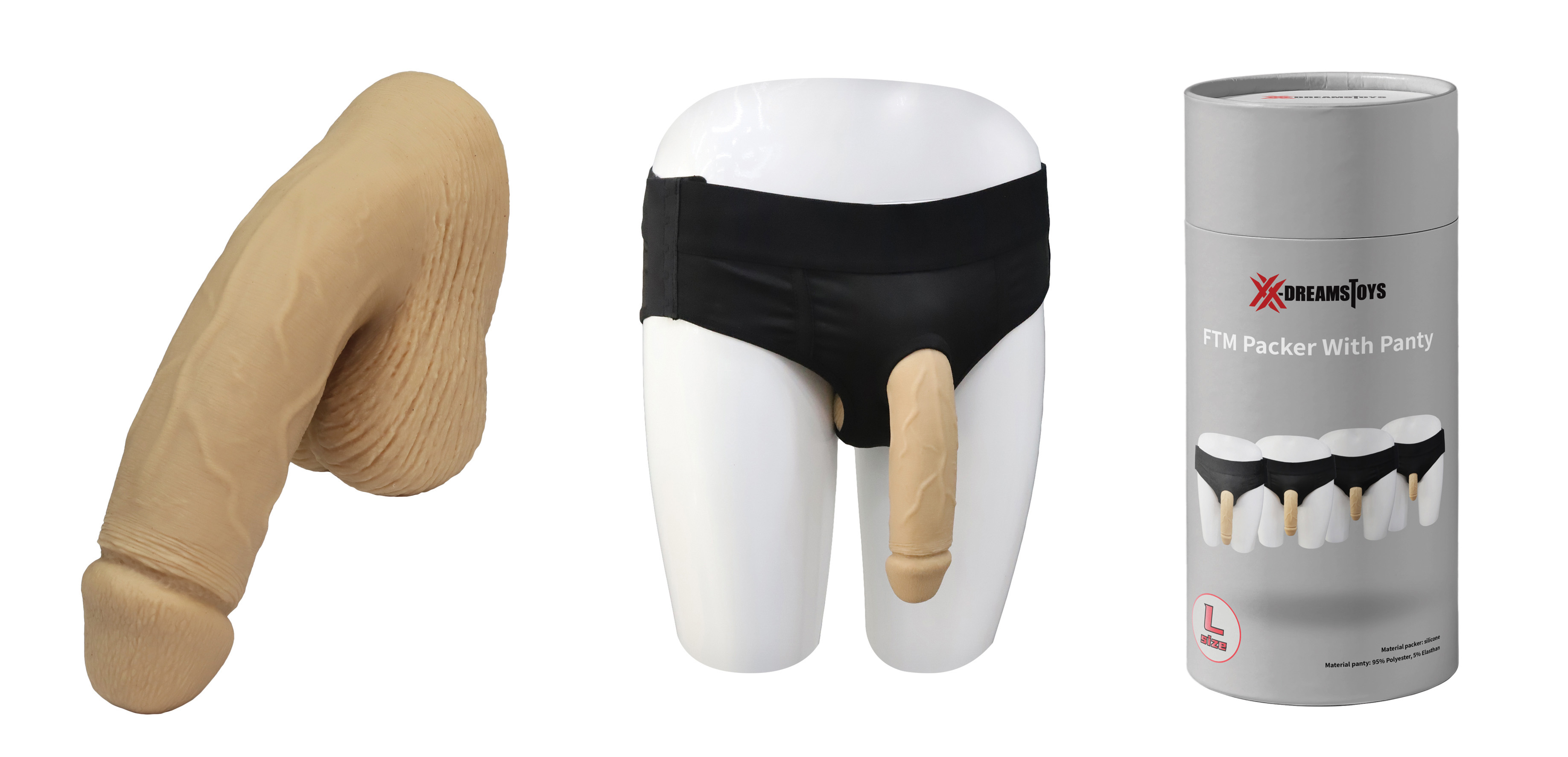 700000256482 XX-DREAMSTOYS FTM Packer with panty Size L