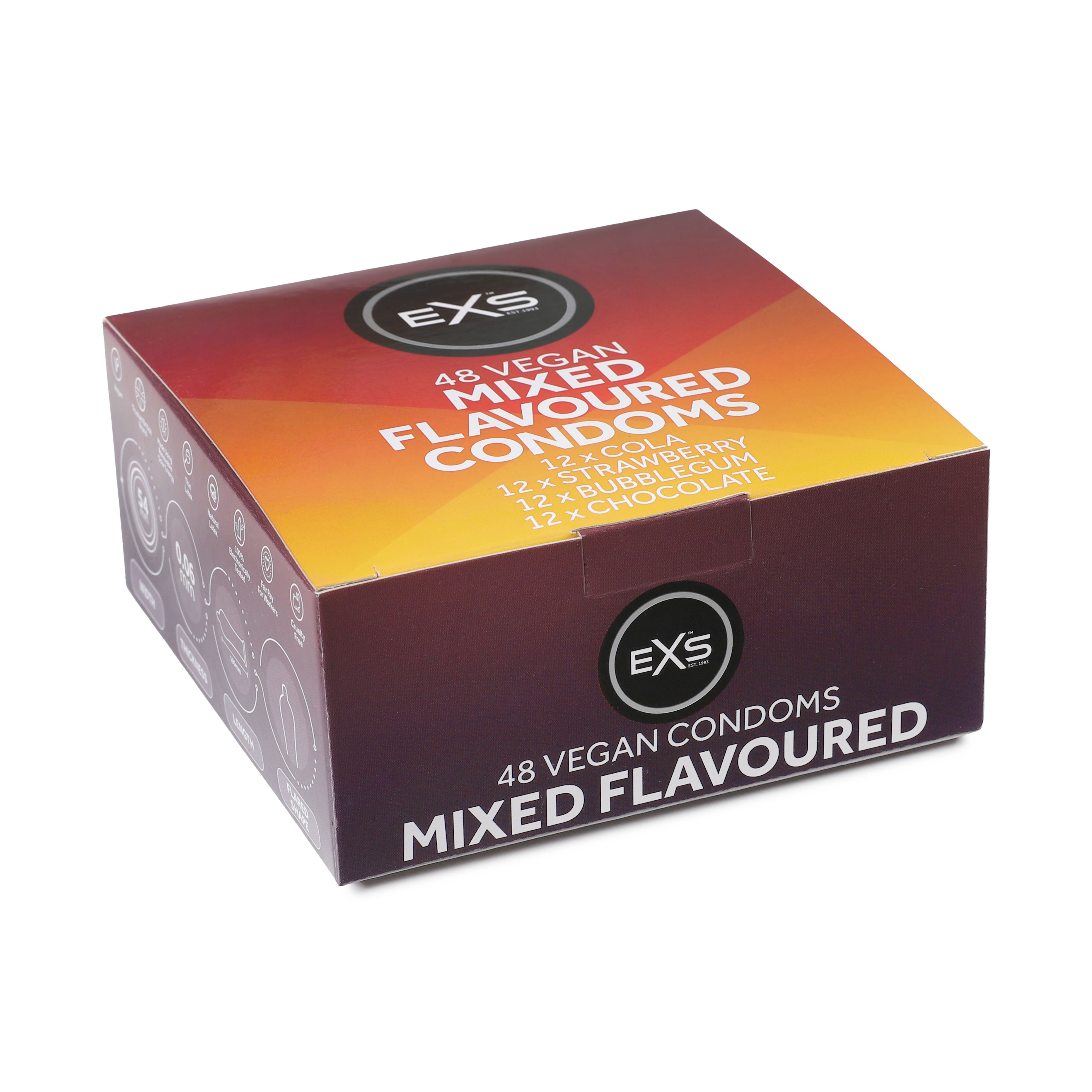 EXS Mixed Flavoured condoms (48pcs)