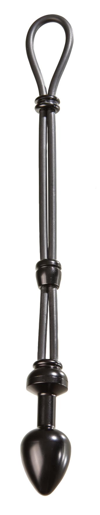MALESATION Cock-Grip mit Alu-Plug klein, schwarz
