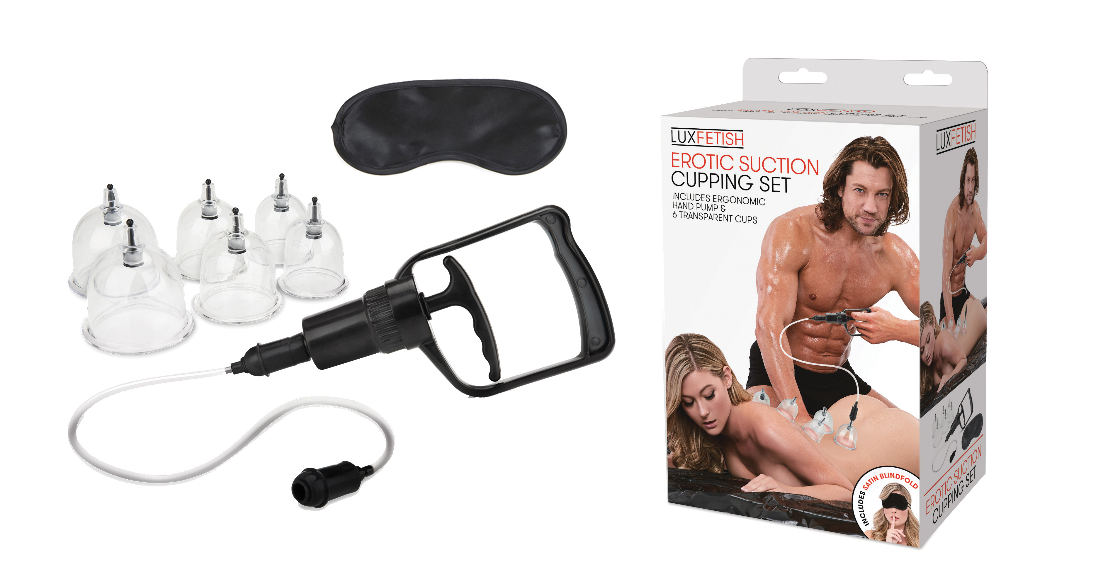 LUX FETISH Erotic Suction Cupping Set