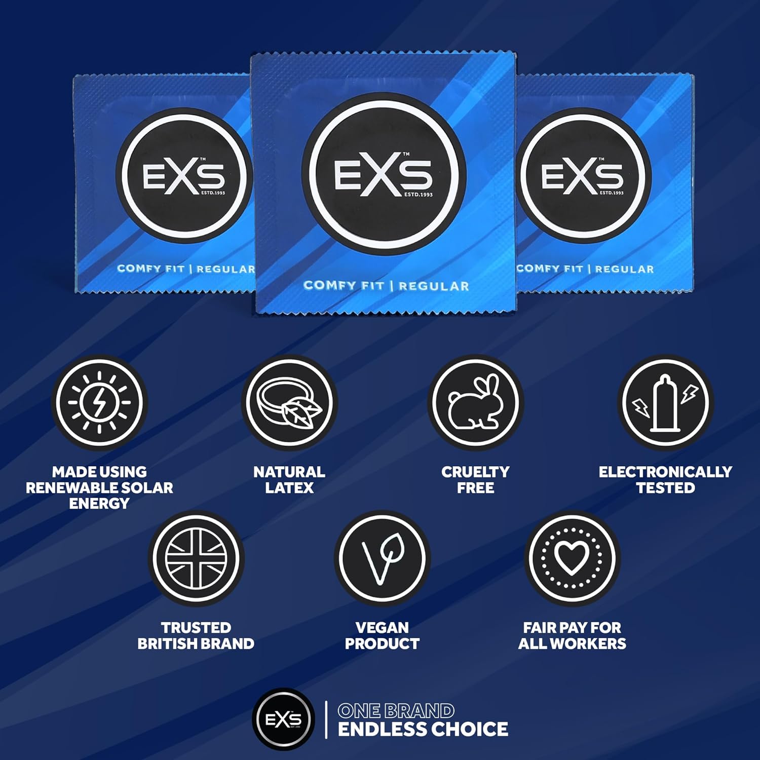 EXS Regular 54mm condoms (12pcs)