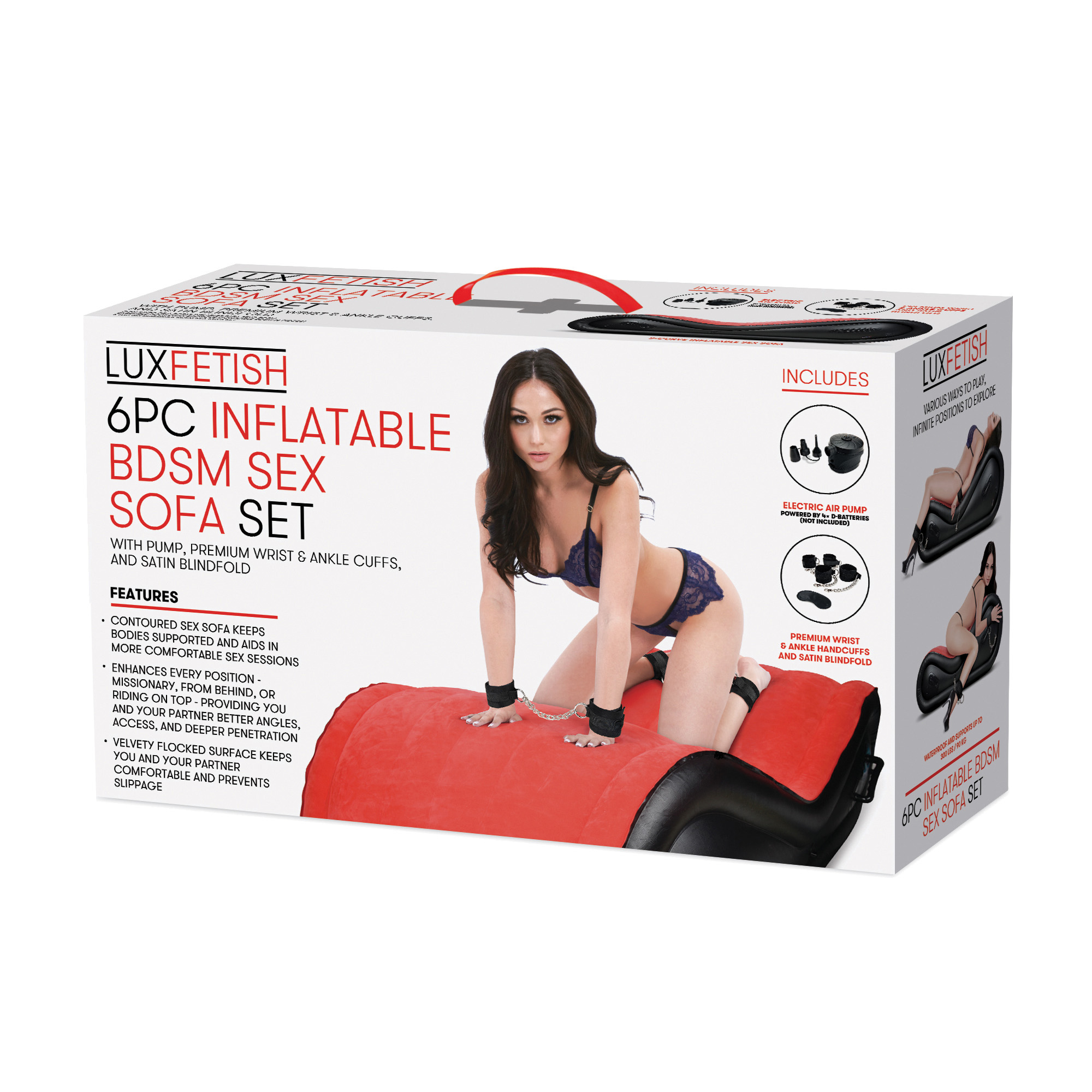 LUX FETISH Inflatable BDSM Sex Sofa Set (6pc)