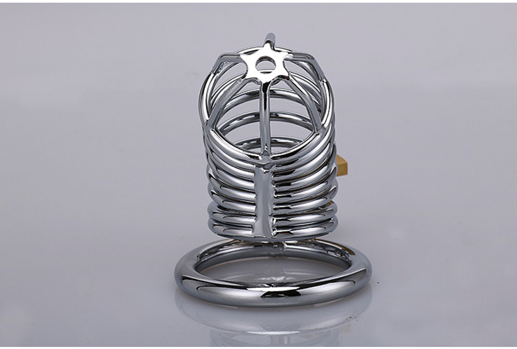 XX-DREAMSTOYS Metal Cock Cage Snake Shape