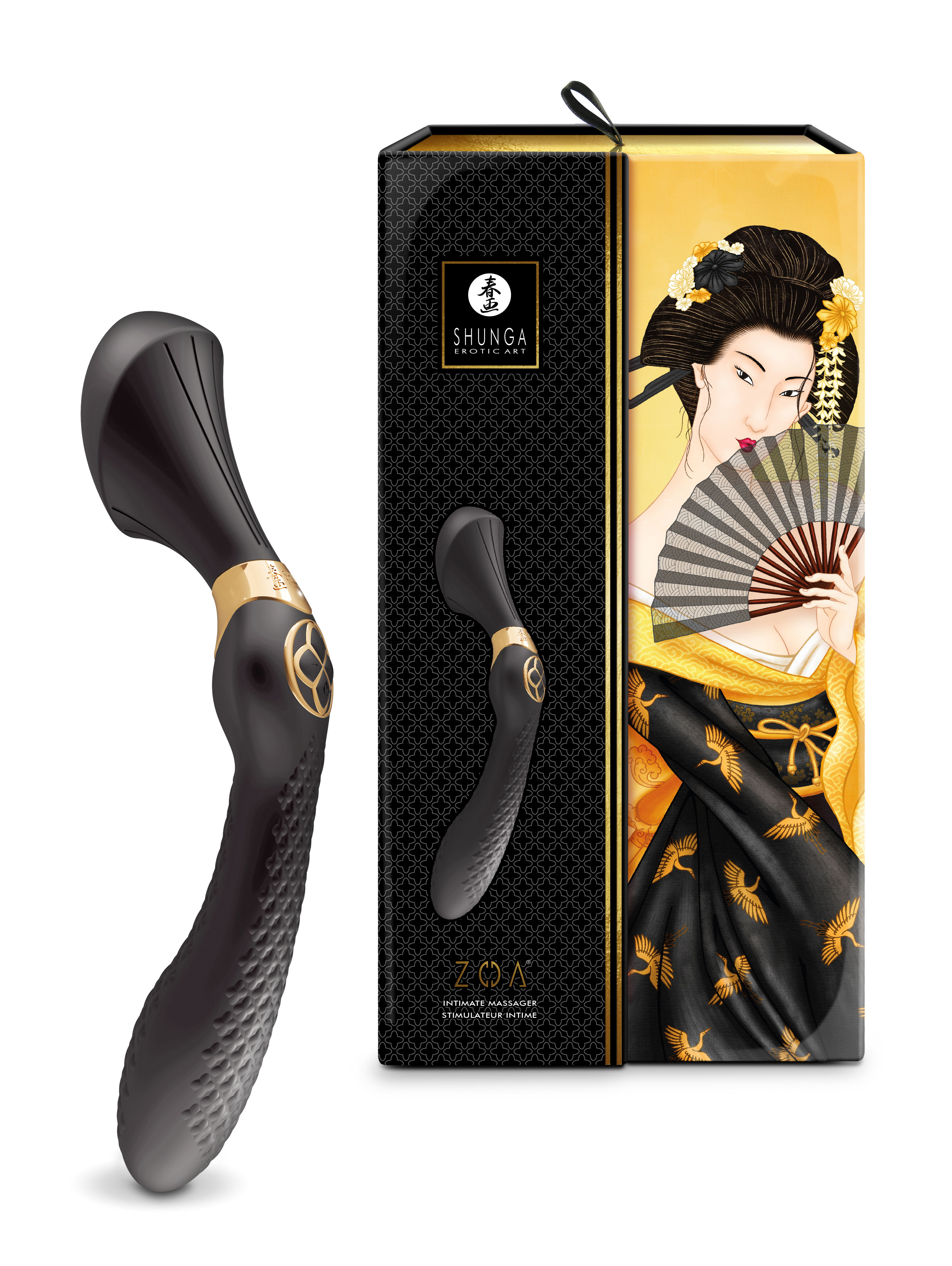 Shunga - ZOA - Intimate massager black Shunga - ZOA - Intimate massager black
