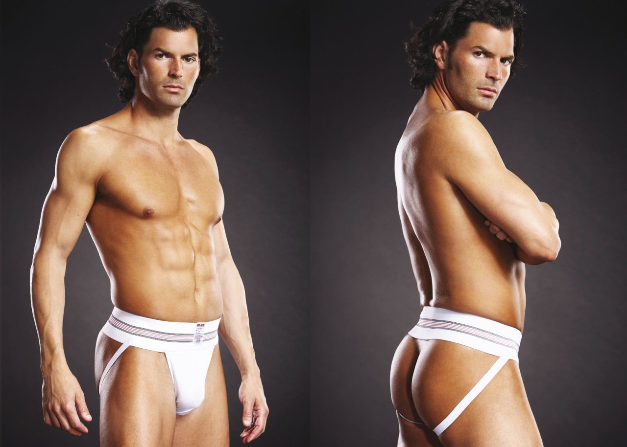 BLUE LINE Performance Microfiber Jock Strap weiß L/ XL – Bekleidung