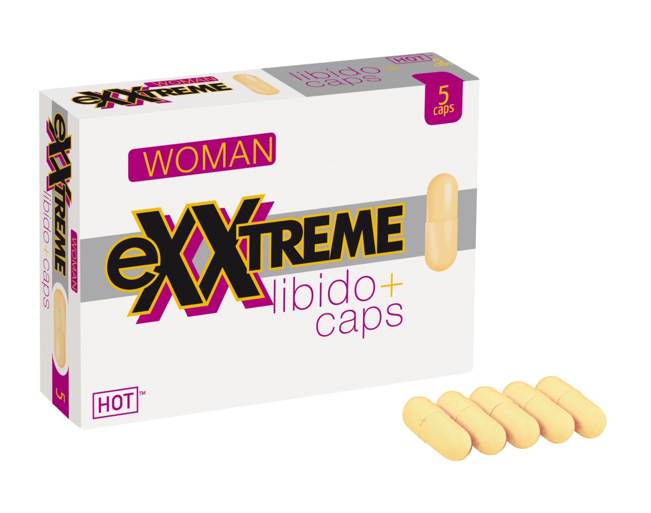 HOT eXXtreme Libido-Caps woman (5 Stk.) - Nahrungsergänzung