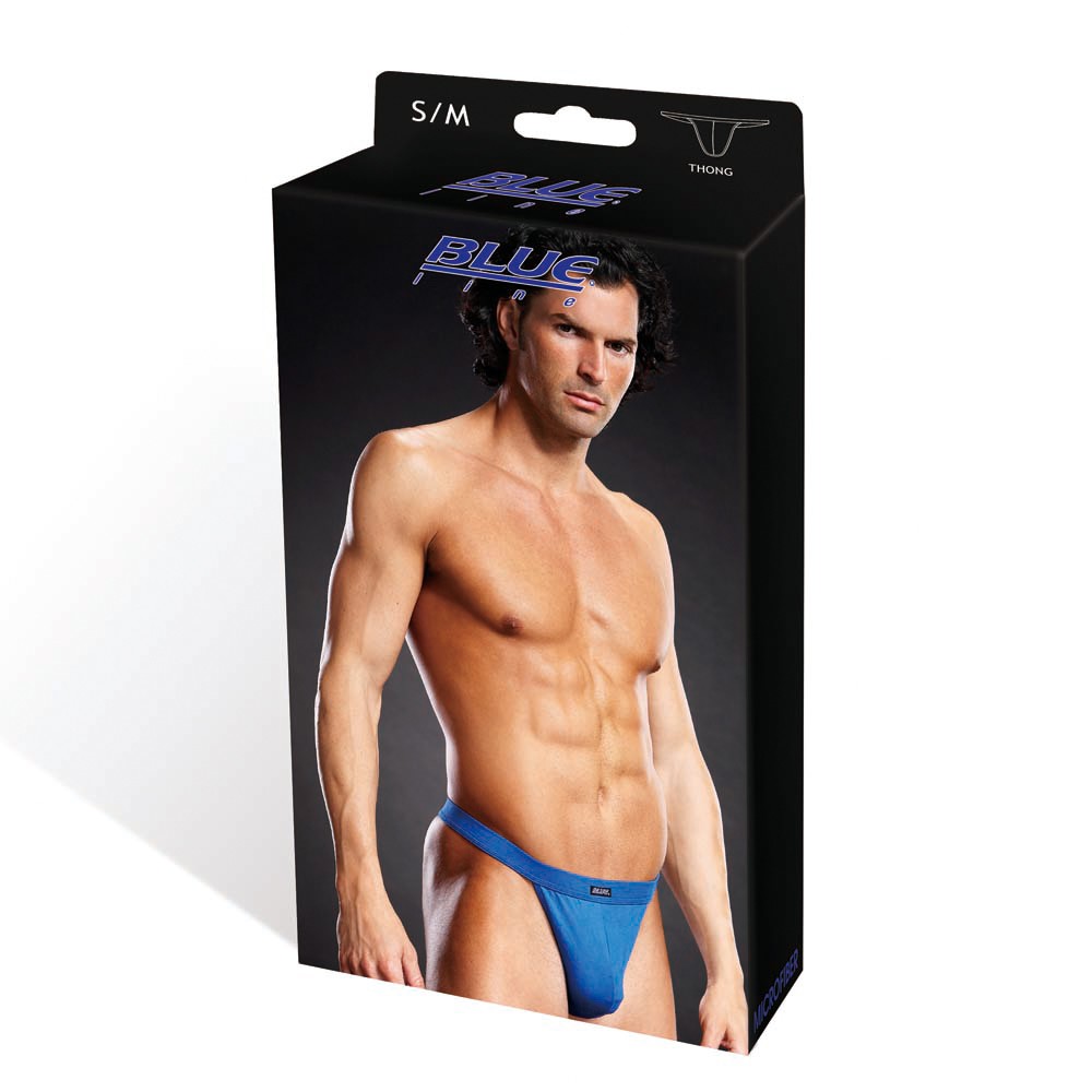 BLUE LINE Performance Microfiber Thong blue S/M – Bekleidung