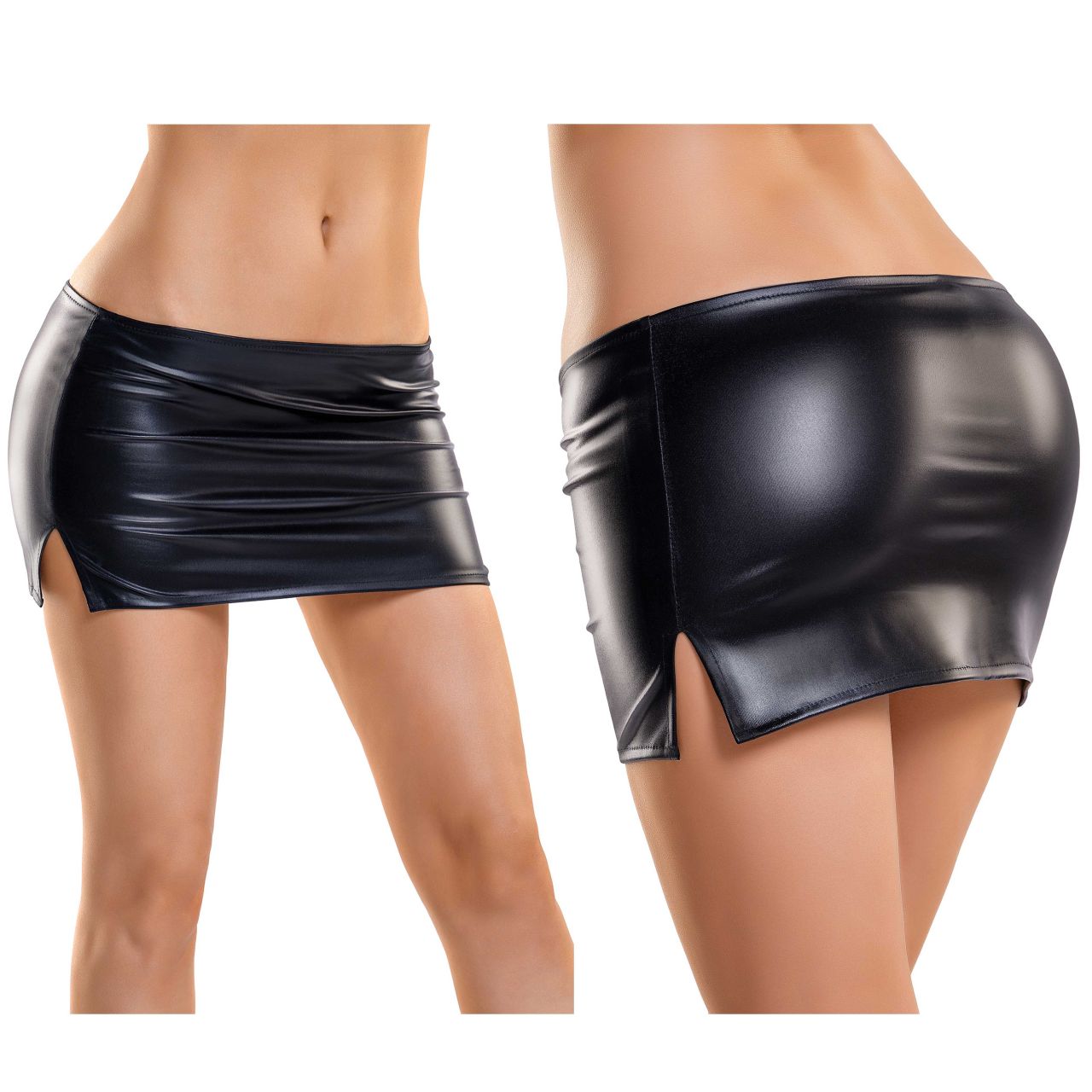 GLOSSY – Wetlook Miniskirt S – Bekleidung
