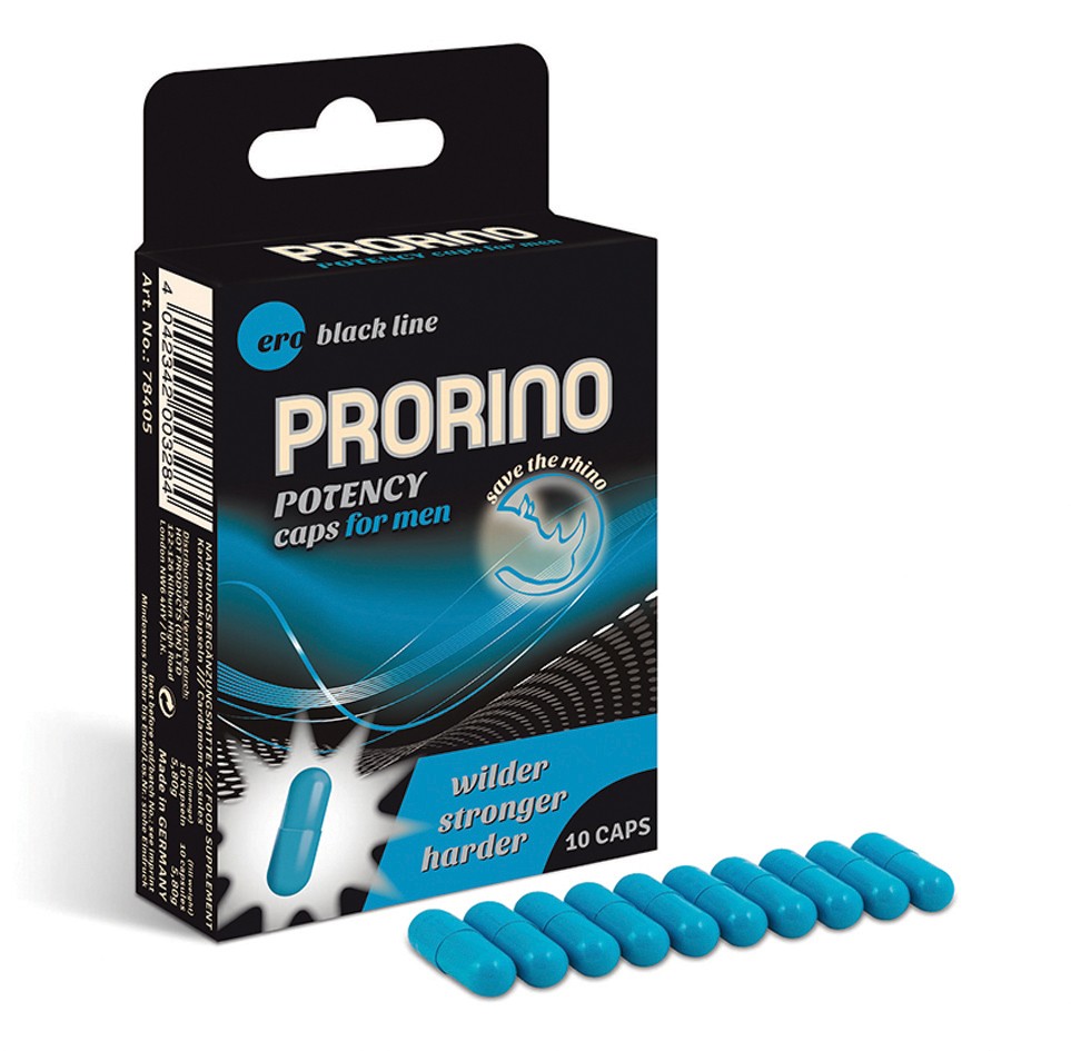 ERO PRORINO Potency Caps for men 10er - Nahrungsergänzung