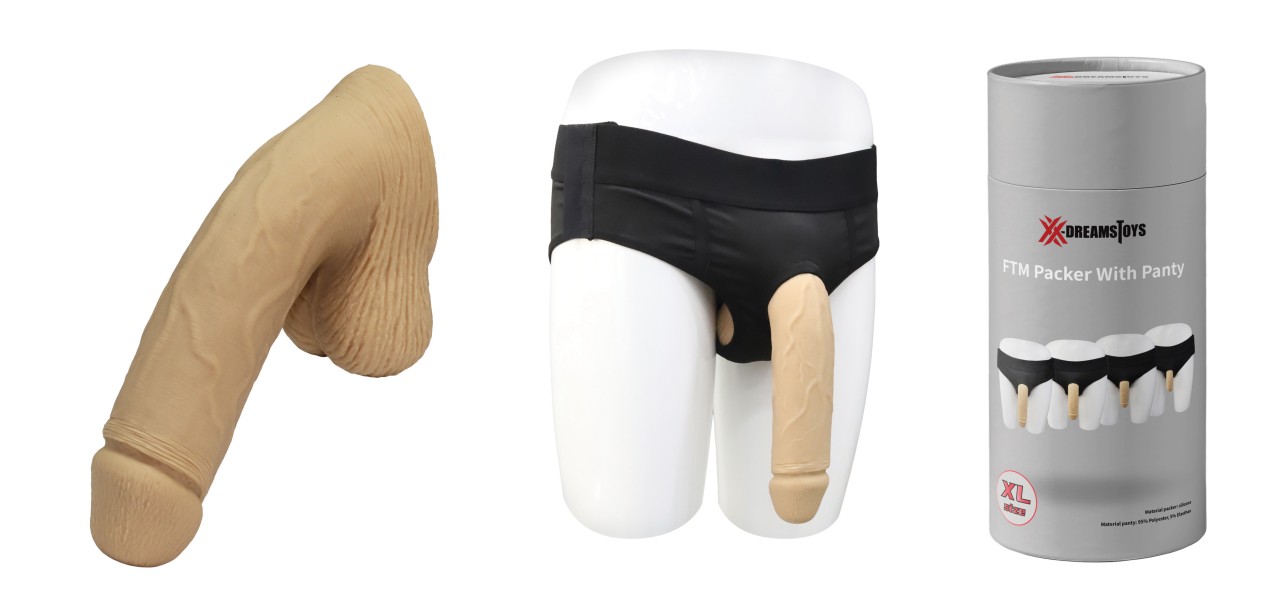 XX-DREAMSTOYS FTM Packer with panty Size XL – Bekleidung