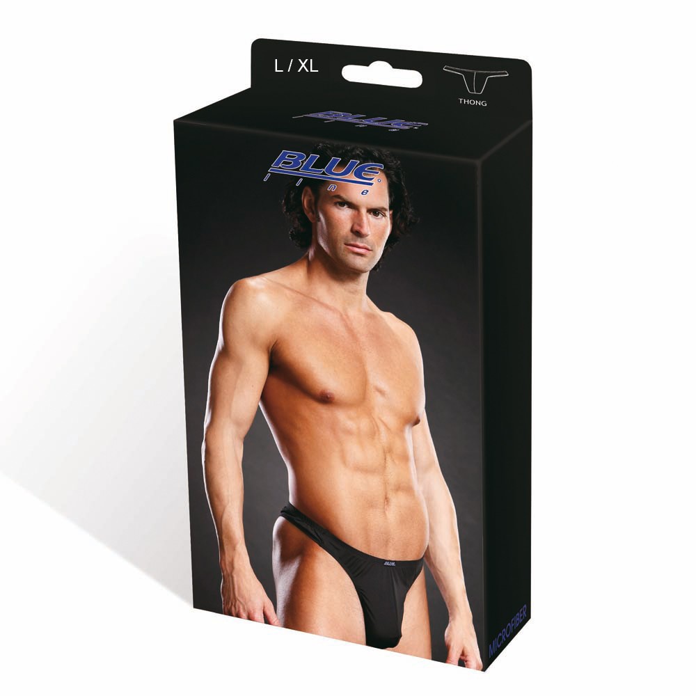 BLUE LINE Performance Microfiber Thong blk L/XL – Bekleidung