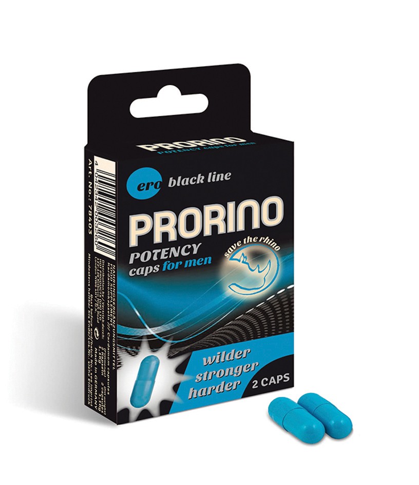 ERO PRORINO Potency Caps for men 2er - Nahrungsergänzung